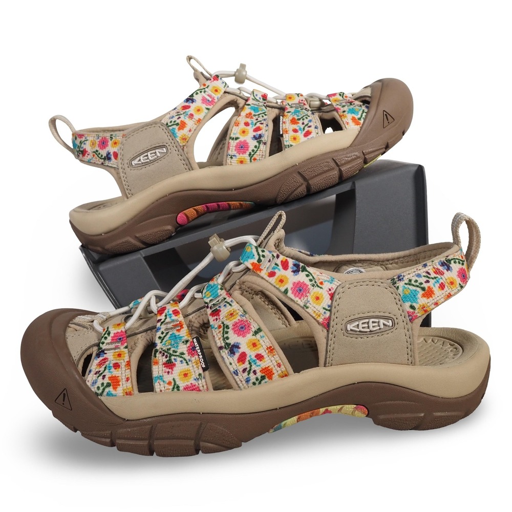 KEEN Newport H2 Womens 9 Floral Multicolor Waterproof Sport Hiking Sandals